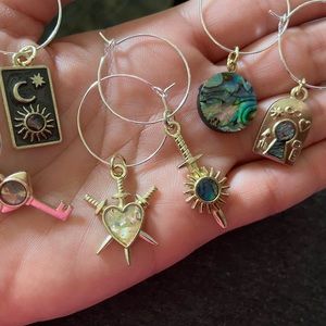 Mystical wine jewelry set (6 pieces one set!)